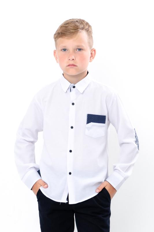 Сорочка для хлопчика підліткова Носи Своє р. 11/12 Білий (10422-v0)