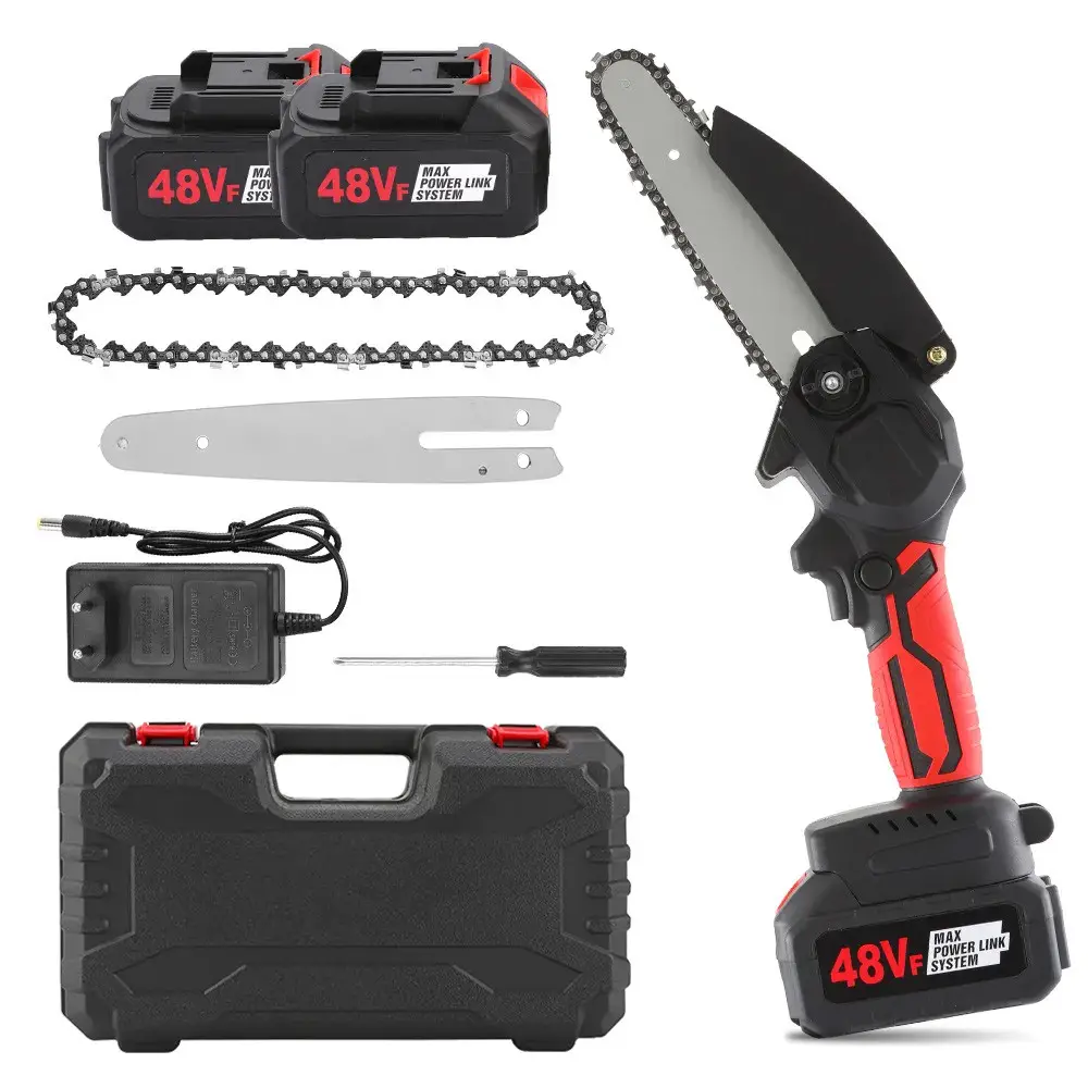 Ланцюгова пила акумуляторна з двома акумуляторами в валізі 6" - фото 14