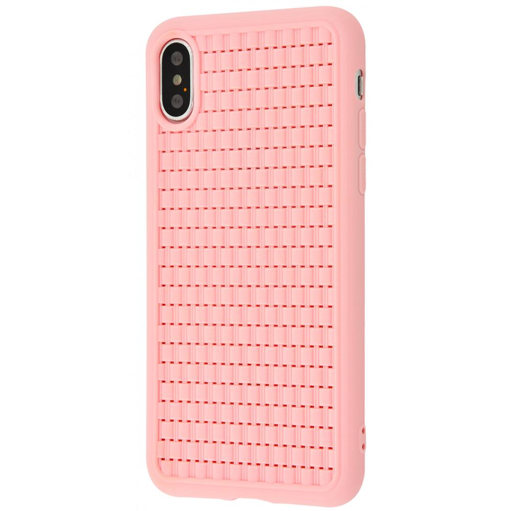 Чохол BaSEus BV Weaving case 2 Generation для iPhone X/XS Pink