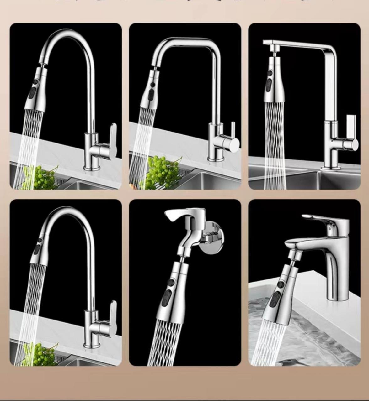 Аератор для крана водозберігаючий 3 режими 18 мм Срібний (2123551171) - фото 3 Аератор для крана водозберігаючий 3 режими 18 мм Срібний (2123551171) - фото 3