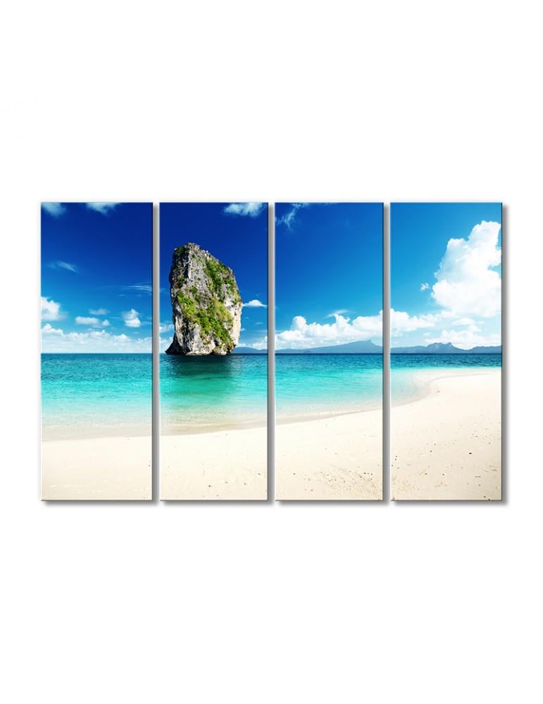 Картина модульная Пода остров в Таиланде 4 модуля 120x180 см