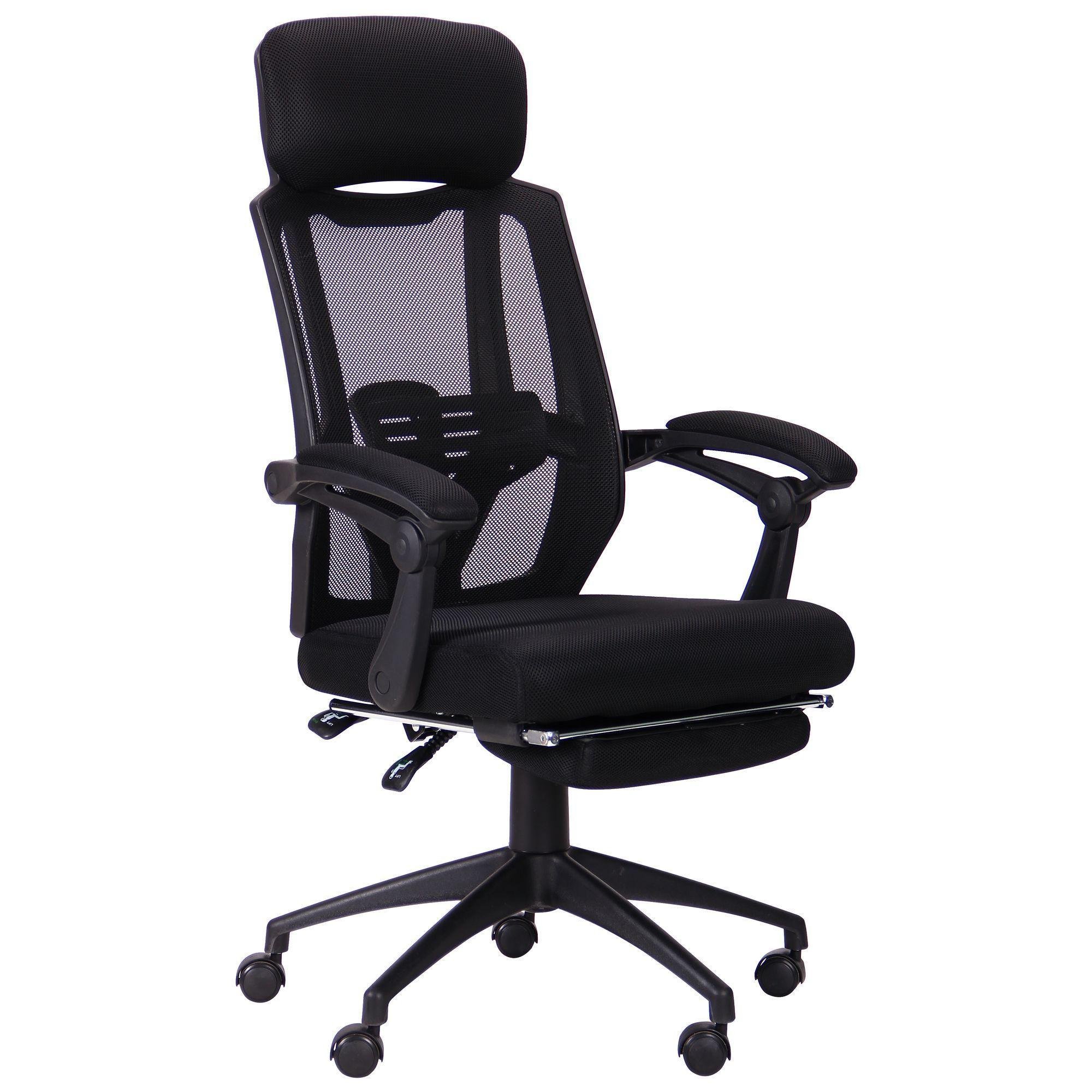 Геймерское кресло AMF Art 1190+100х650х630 Черный