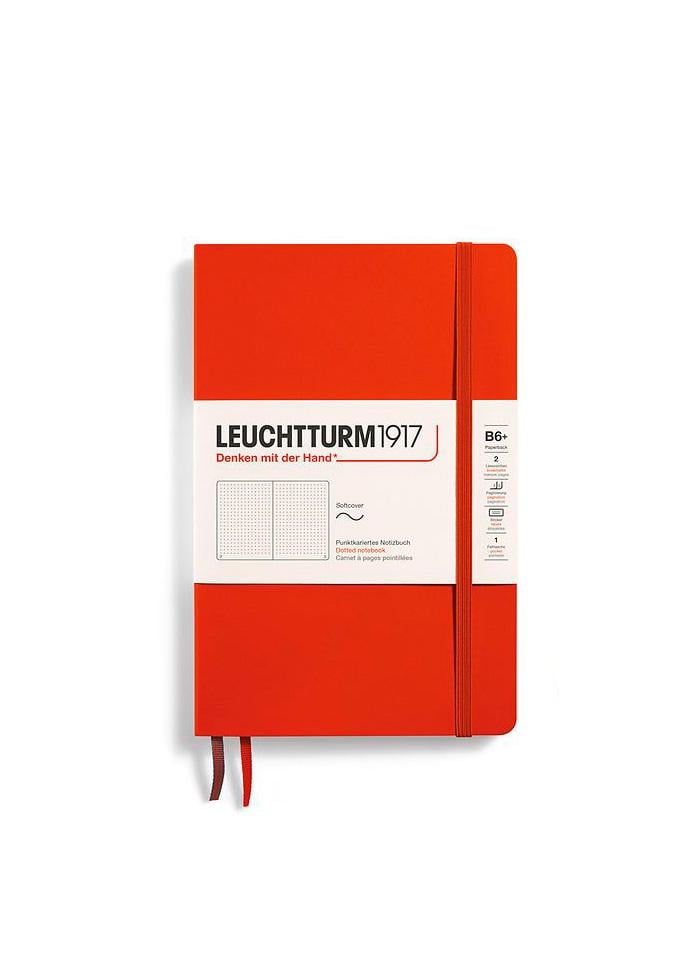 Блокнот Leuchtturm1917 Paperback B6+ мягкая обложка точка Fox Red (370315)