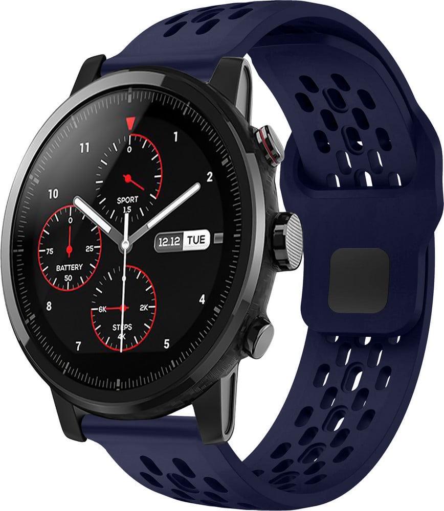 Ремешок силиконовый Liveunic для Amazfit Stratos 2S Midnight Blue (41969-4D)