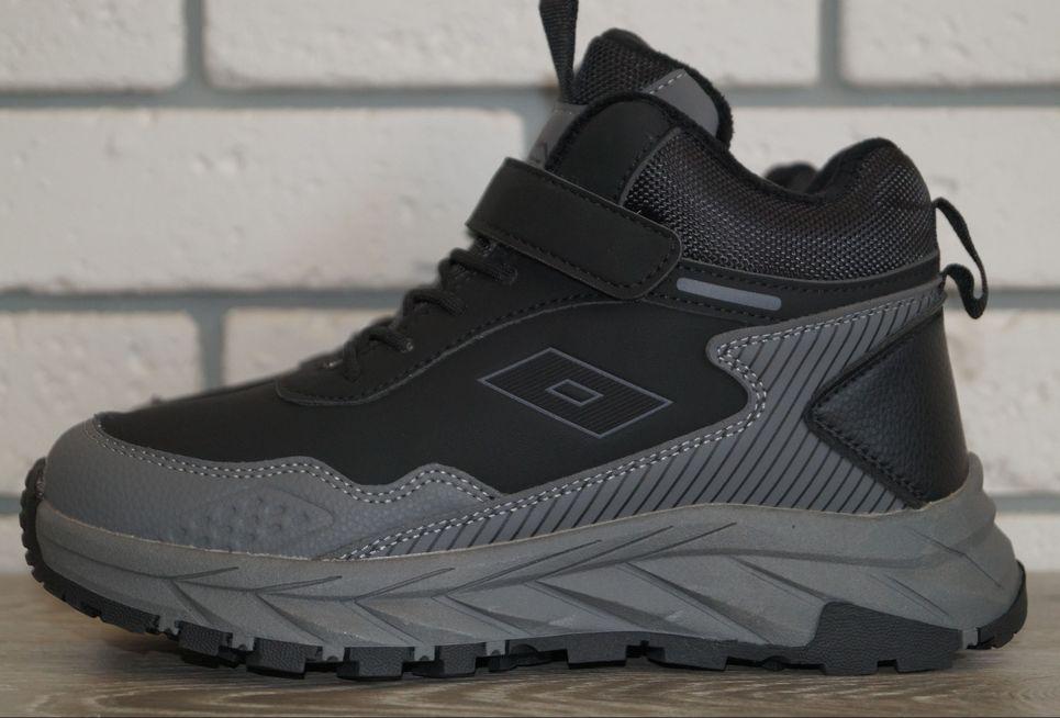 Ботинки зимние детские/подростковые BBT kids р. 32 20,5 см Черный/Серый (31566-32)