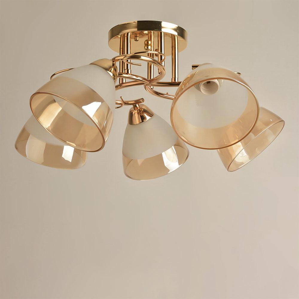 Люстра потолочная Lighthouse SRS-19389/5 FG Золотой