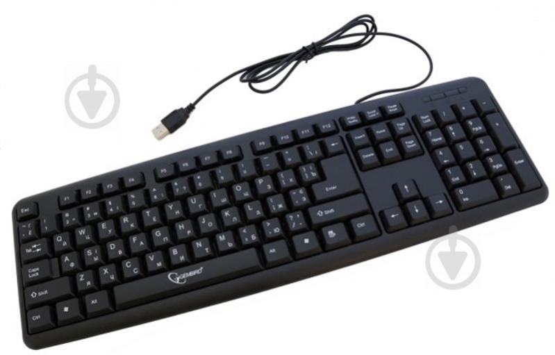 Клавіатура Gembird KB-U-103-UA USB Black - фото 2