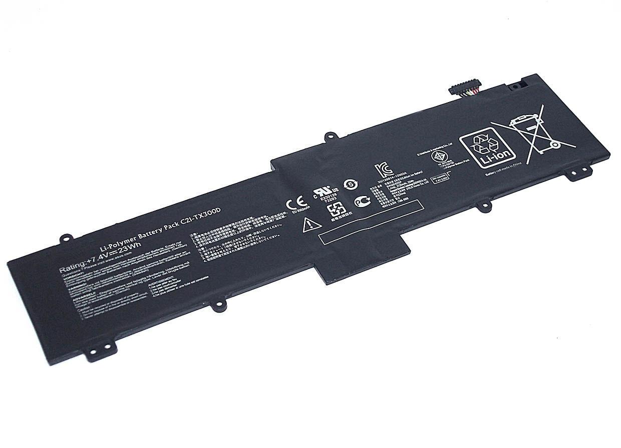 Аккумулятор для ноутбука Asus С21-TX300D Transformer Book TX300 7,4 V 3000 mAh