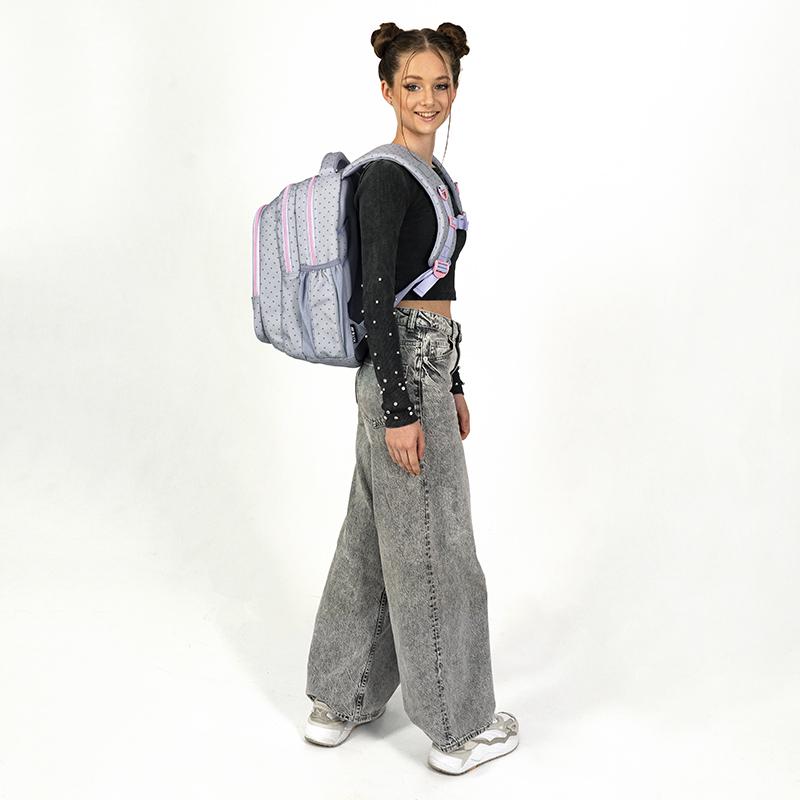 Школьный рюкзак KITE Education teens ML25-8001L Molang с ортопедической спинкой (995342) - фото 15 Школьный рюкзак KITE Education teens ML25-8001L Molang с ортопедической спинкой (995342) - фото 15