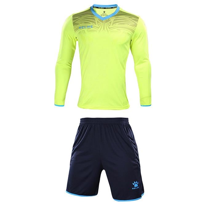 Комплект вратарской формы Kelme Zamora д/р XL Салатовый/Черный
