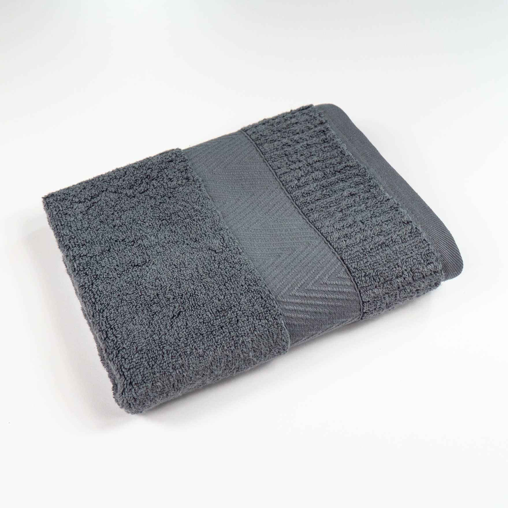 Полотенце для лица и рук Зеро Твист Бордюр 40x70 см Серый (550-70-ztb-grey)