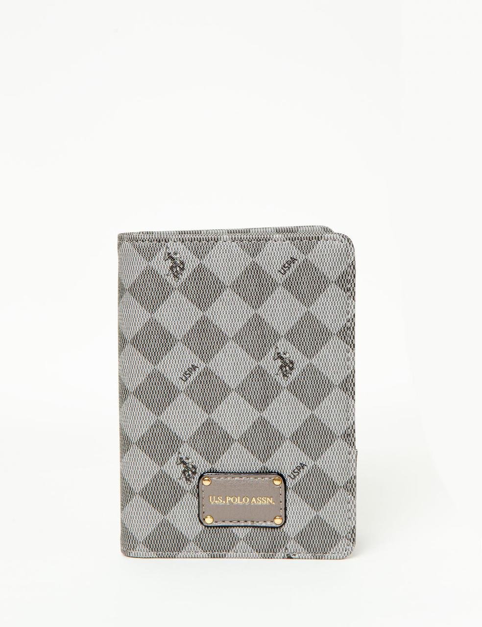 Обложка для документов U.S. Polo ASSN MED Grey