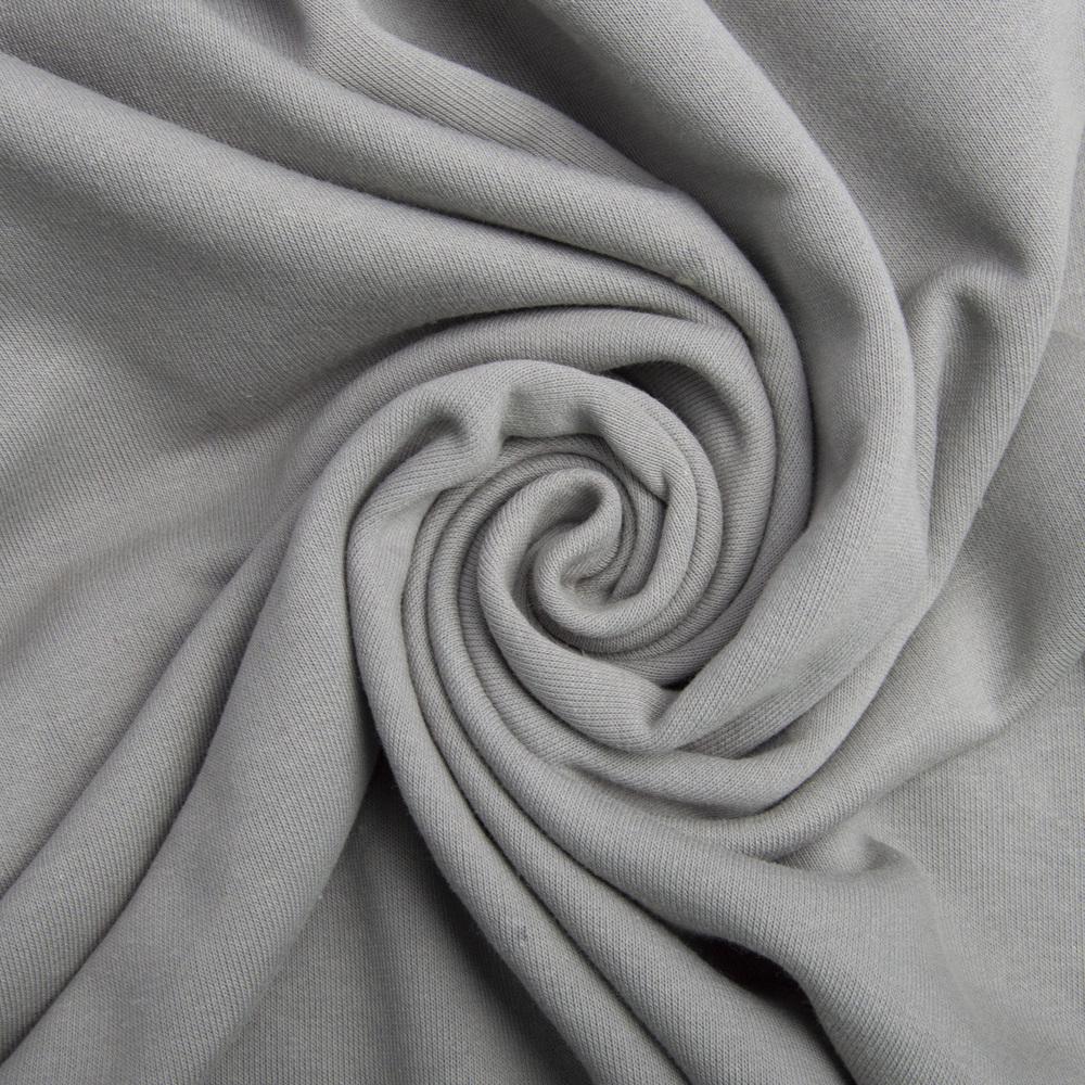 Тканина трикотаж Сезон трьохнитка петля Світло-сірий (23784)