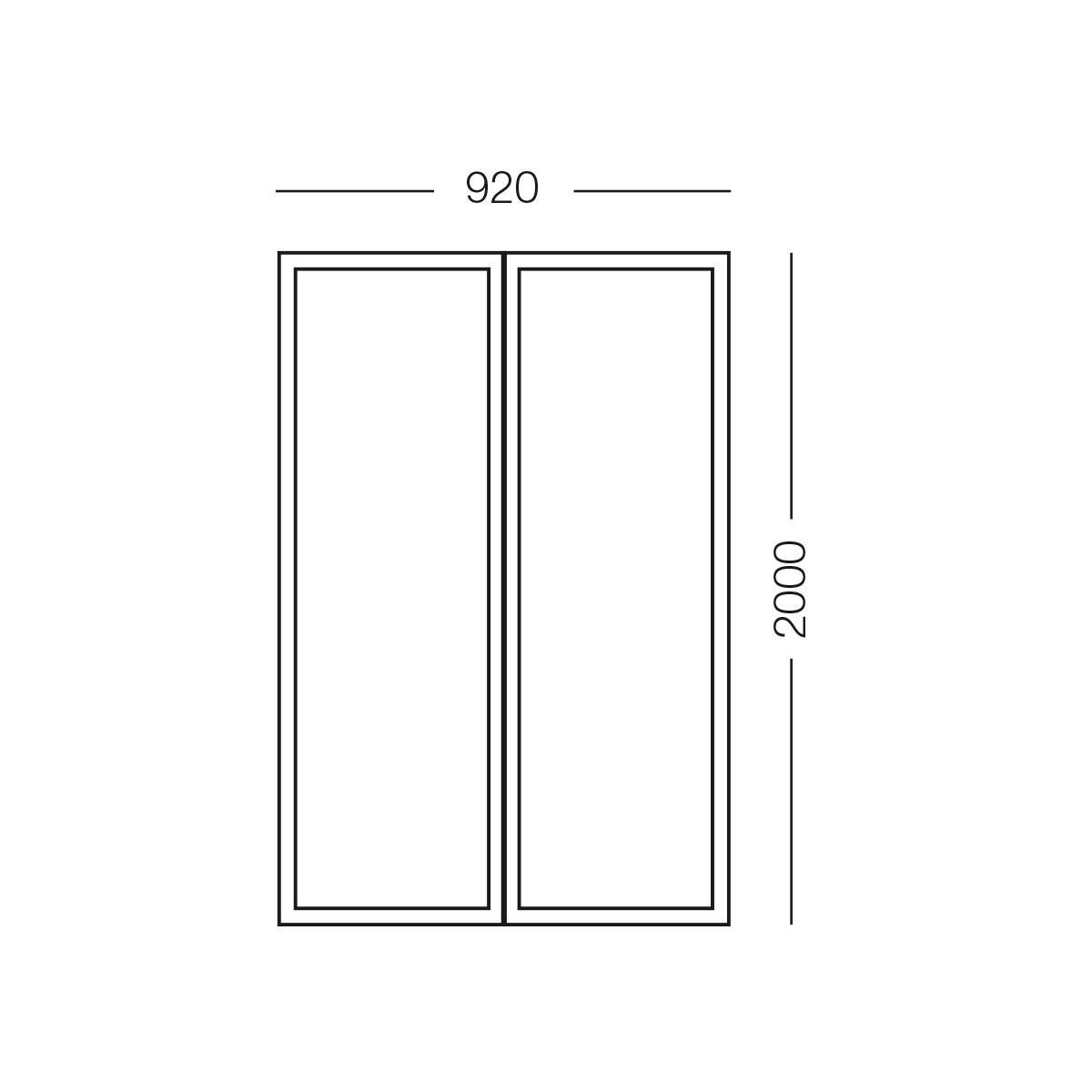 Москітна сітка для дверей на магнітах 92х200 см (MN-920 T) - фото 7