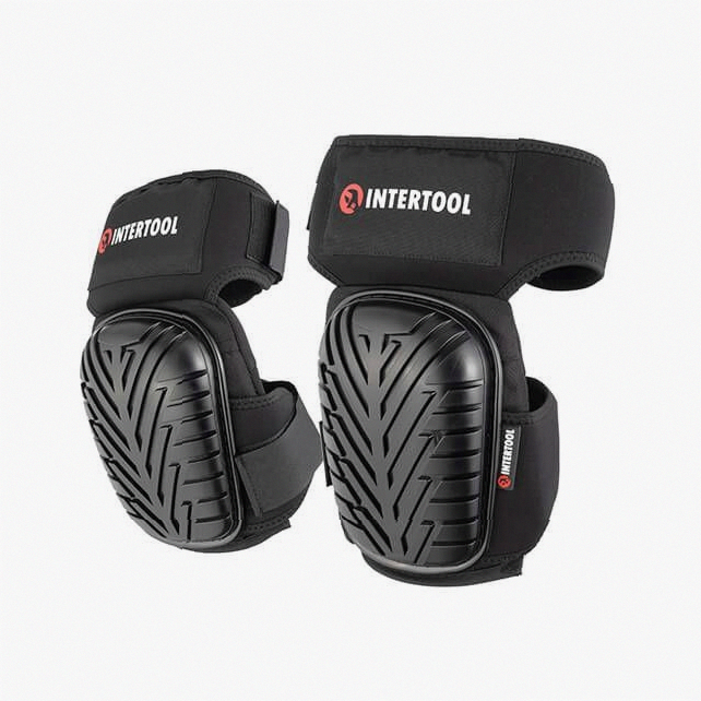 Наколенники рабочие Intertool SP-0056 гель ПВХ (698-1088)