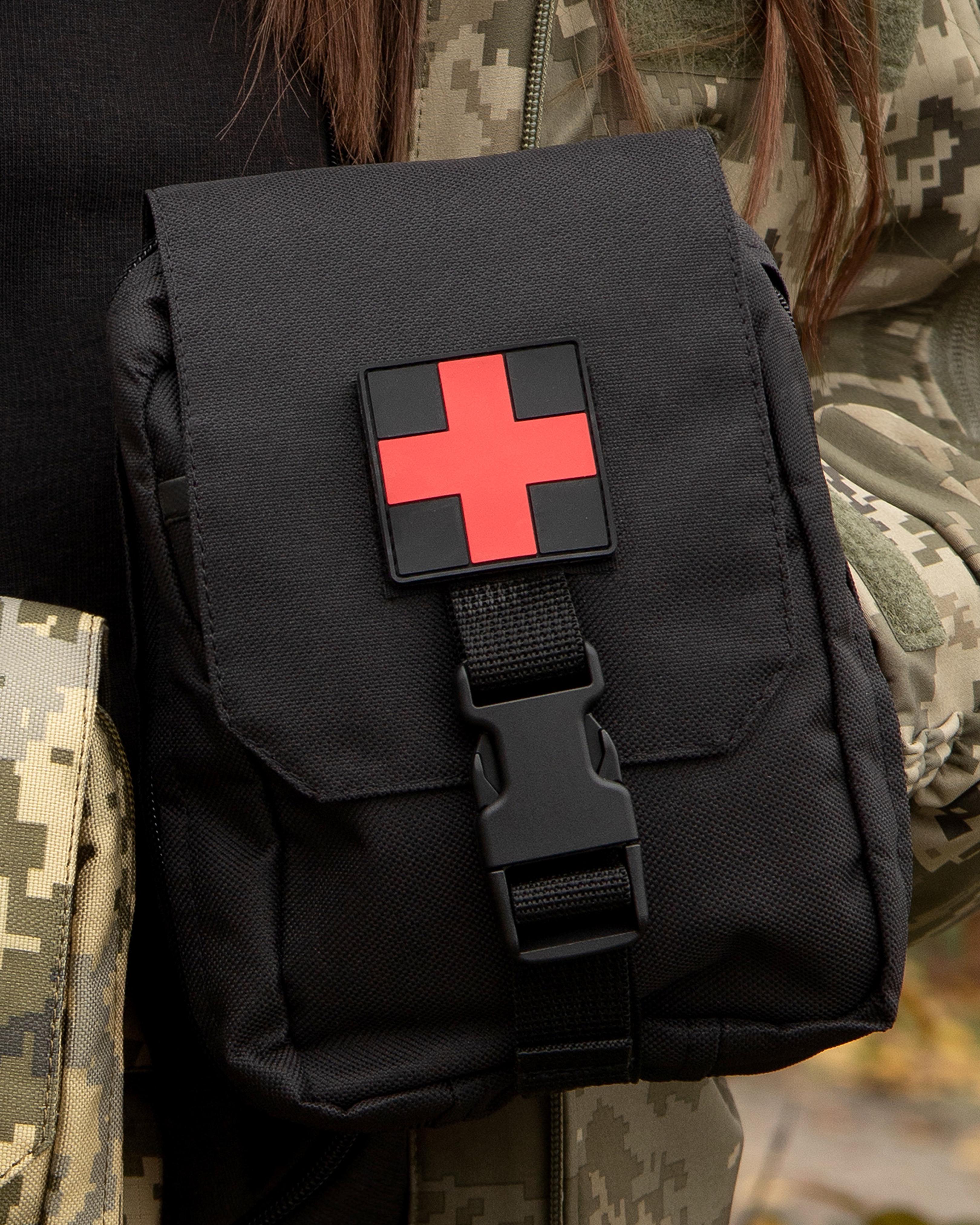 Підсумок під аптечку Чорний (SUM-14.3) - фото 2 Підсумок під аптечку Чорний (SUM-14.3) - фото 2