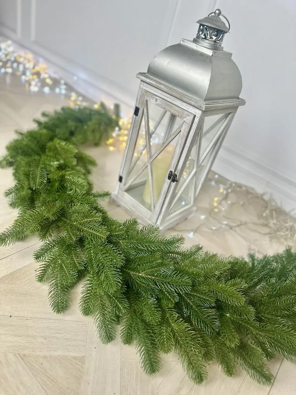 Хвойна гірлянда HVOYA Lux 2 м Оливково-зелений (113/200/GO)