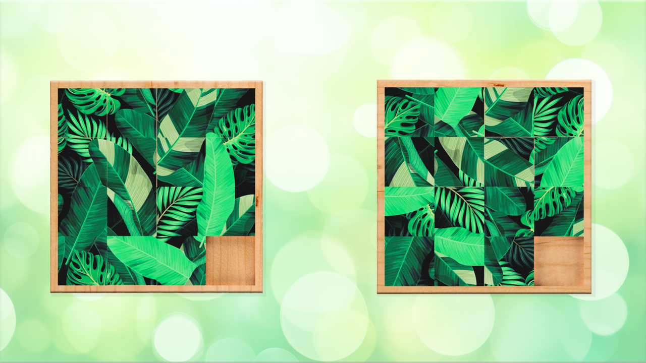 Игра деревянная Пятнашки Тропический пазл (27581342) - фото 3