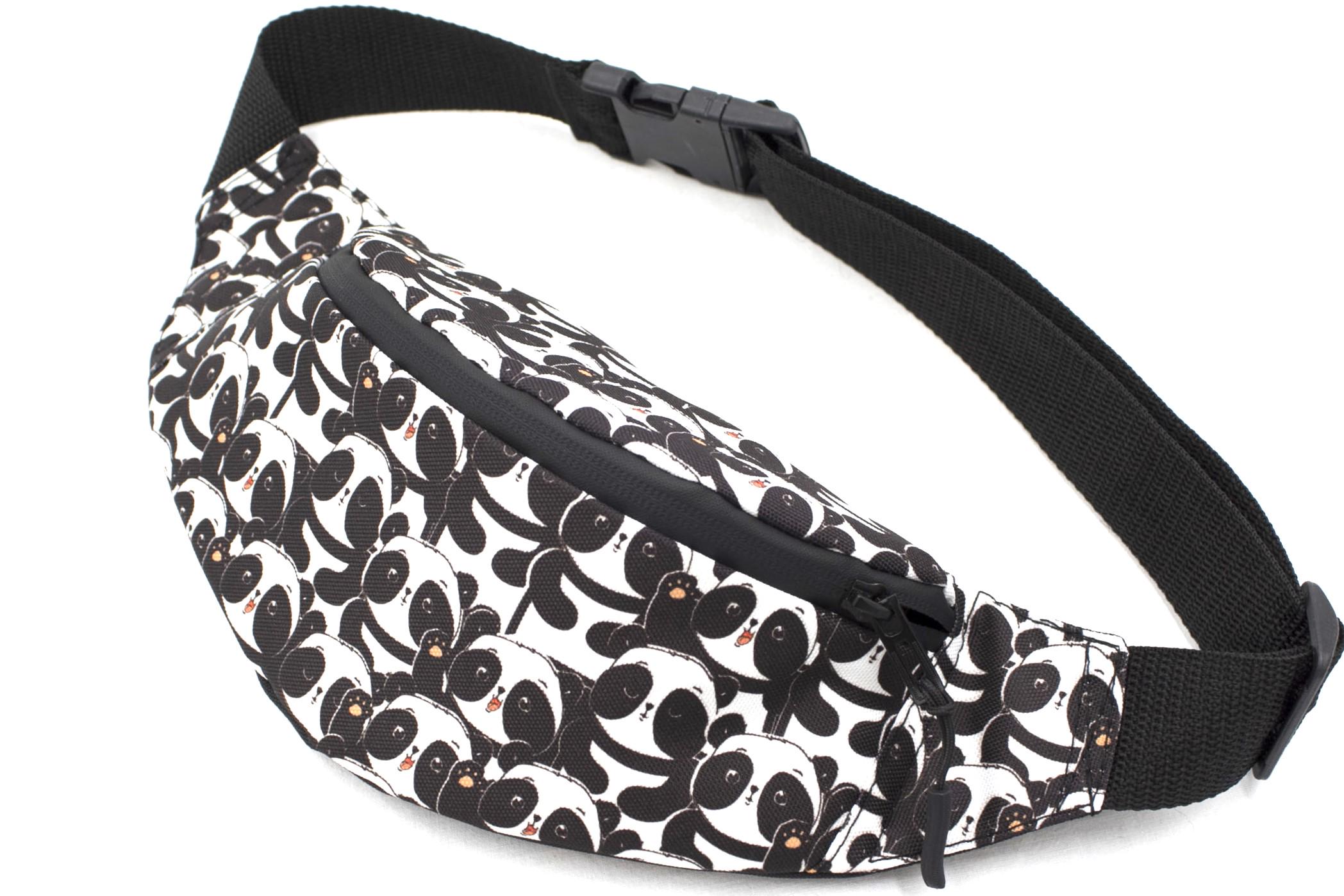 Сумка бананка Пандочки (BT-027) - фото 1 Сумка бананка Пандочки (BT-027) - фото 1