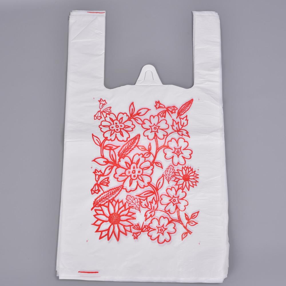 Пакеты Цветы 27х7,5х50 см 100 шт. (619)