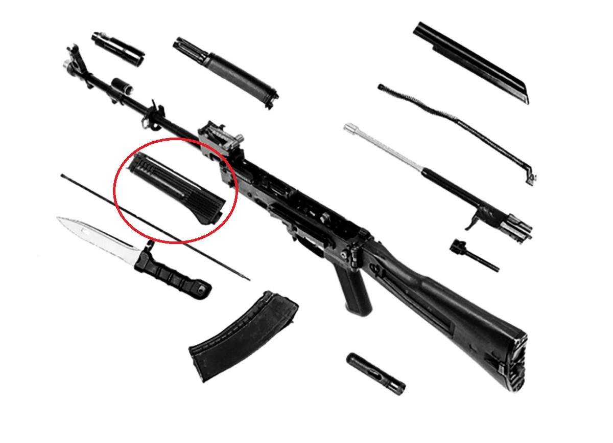 Цівка АК-74 пластик (2319420580) - фото 5 Цівка АК-74 пластик (2319420580) - фото 5