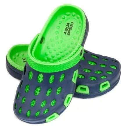 Кроксы Aqua Speed SILVI 6928 р. 25 Синий/Зеленый (5908217669285)
