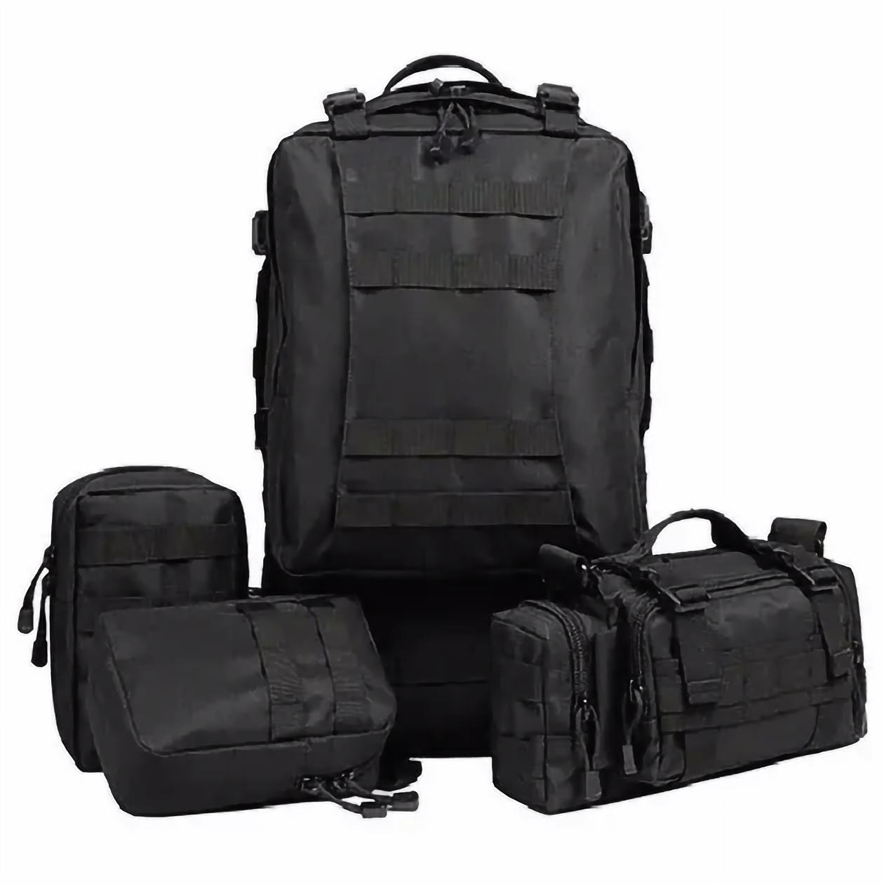 Рюкзак тактичний з підсумками Eagle B08 55 л Хаки