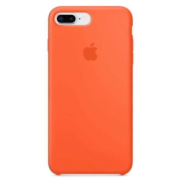 Силіконовий чохол Apple Silicone Case для iPhone 7 PLUS / 8 PLUS помаранчевий