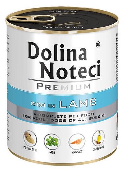 Корм влажный для собак Dolina Noteci Premium с ягненком 12 шт. 9,6 кг (1695303183)