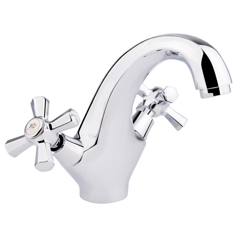 Смеситель для умывальника Q-tap Liberty CRM 161 латунь Хром (QTLIBCRM161)