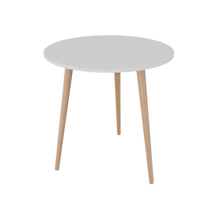 Стол обеденный круглый Сэт-3 Неман дерево/ЛДСП 680х680 мм Белый/Ольха - фото 1 Стол обеденный круглый Сэт-3 Неман дерево/ЛДСП 680х680 мм Белый/Ольха - фото 1