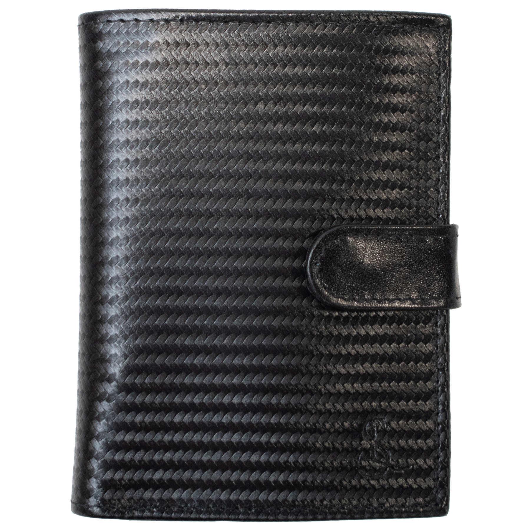 Портмоне мужское кожаное SEMI LINE RFID Black (P8270-0) - фото 2