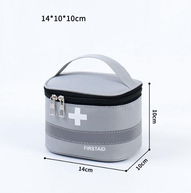 Аптечка-сумка FirstAid для зберігання медикаментів 14х10х10 см Сірий (ОДЛ-48-12) - фото 2 Аптечка-сумка FirstAid для зберігання медикаментів 14х10х10 см Сірий (ОДЛ-48-12) - фото 2