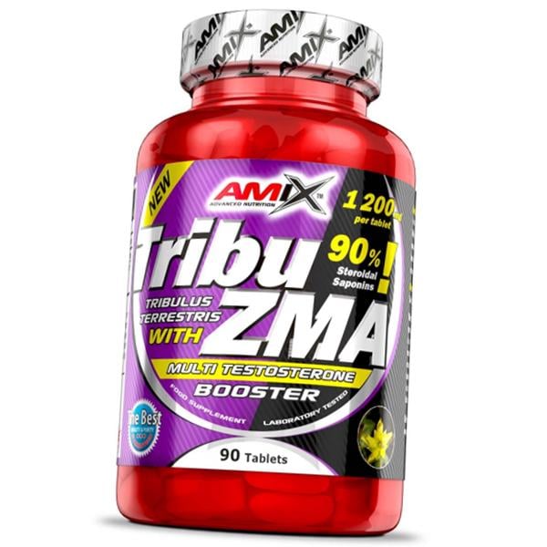Трибулус с цинком и магнием и витамином В6 Amix Nutrition Tribu 90% ZMA 90 таб. (08135003)