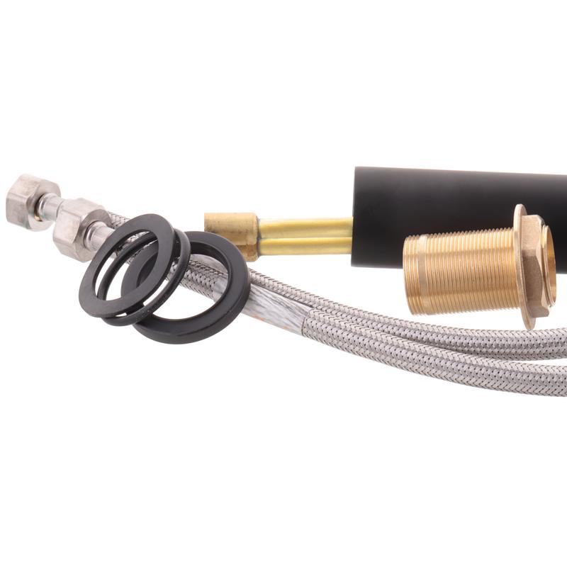 Змішувач для умивальника HAIBA ALEX 001 HIGH Чорний (HB3923) - фото 3