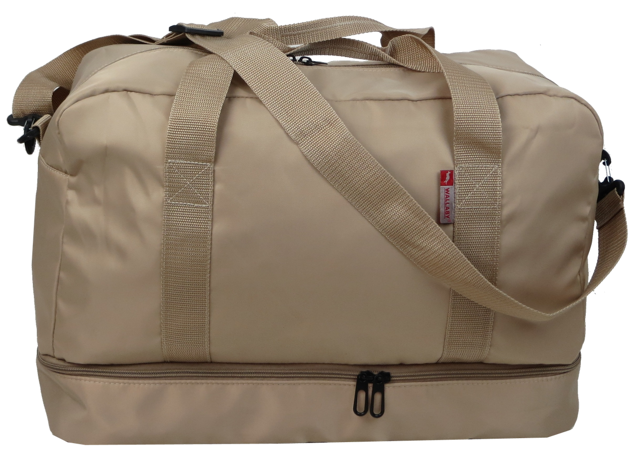 Дорожня сумка з відділом для взуття Wallaby 40 л Бежевий - фото 1 Дорожня сумка з відділом для взуття Wallaby 40 л Бежевий - фото 1