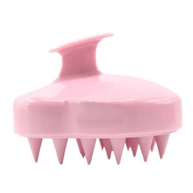 Щітка-масажер SUNROZ Scalp Massage Brush для миття голови 2в1 SUN2923 Рожевий