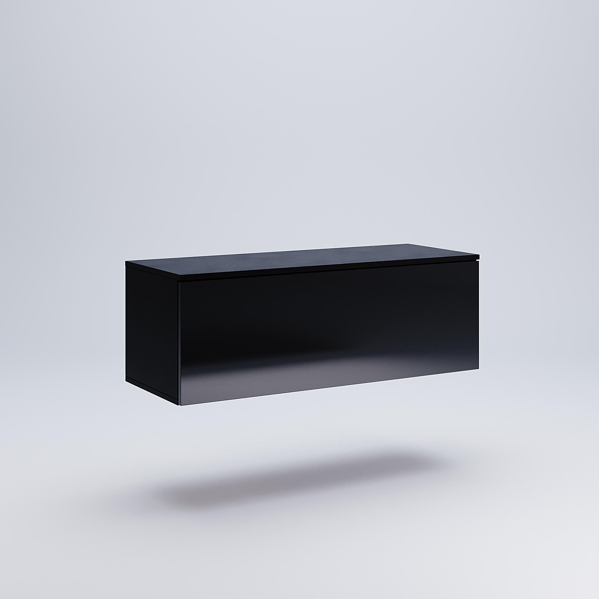 Тумба под телевизор MiroMark Box-42 TV Черный глянец (BX-42-BL)