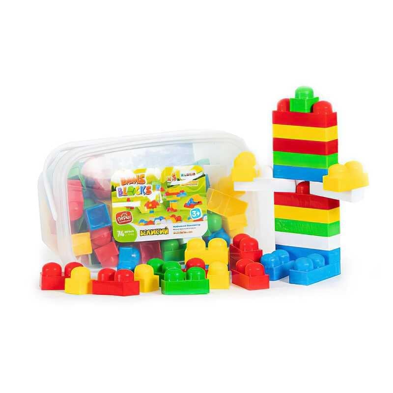 Конструктор Bamsic Bamsiblock №5 115/6 74 деталей (94104) Конструктор Bamsic Bamsiblock №5 115/6 74 деталей (94104)