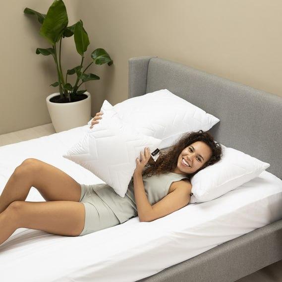 Подушка силіконова NORDIC COMFORT поліефірне волокно 40х40 см (П4К-id-nord-comfort) - фото 4 Подушка силіконова NORDIC COMFORT поліефірне волокно 40х40 см (П4К-id-nord-comfort) - фото 4