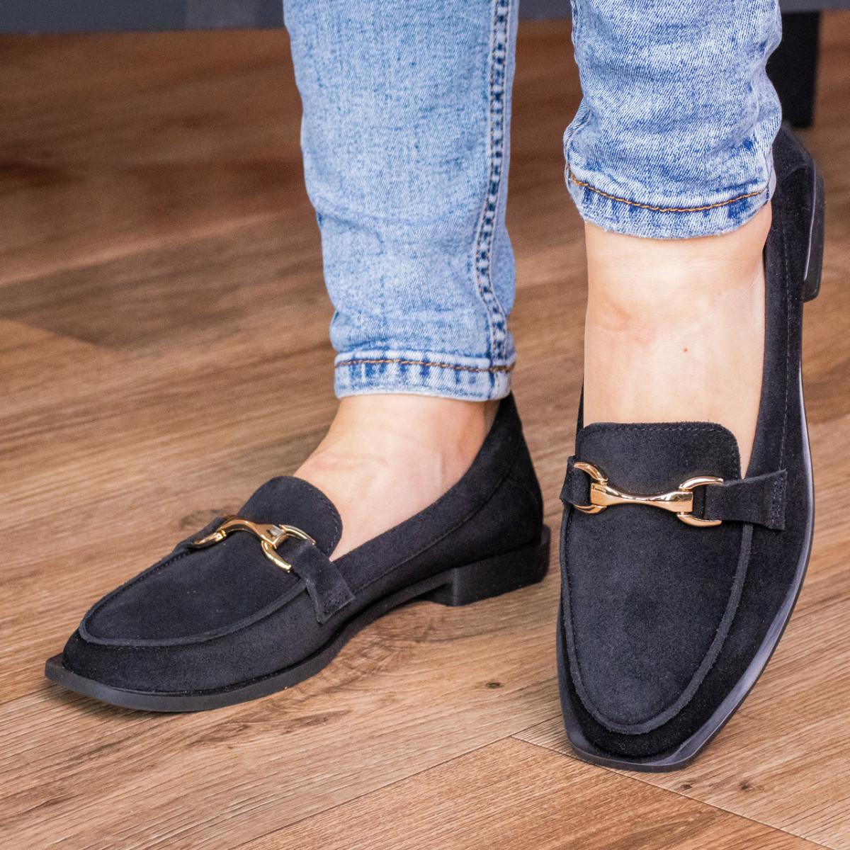 Лоферы женские Fashion р. 38 24,5 см Черный (2968)