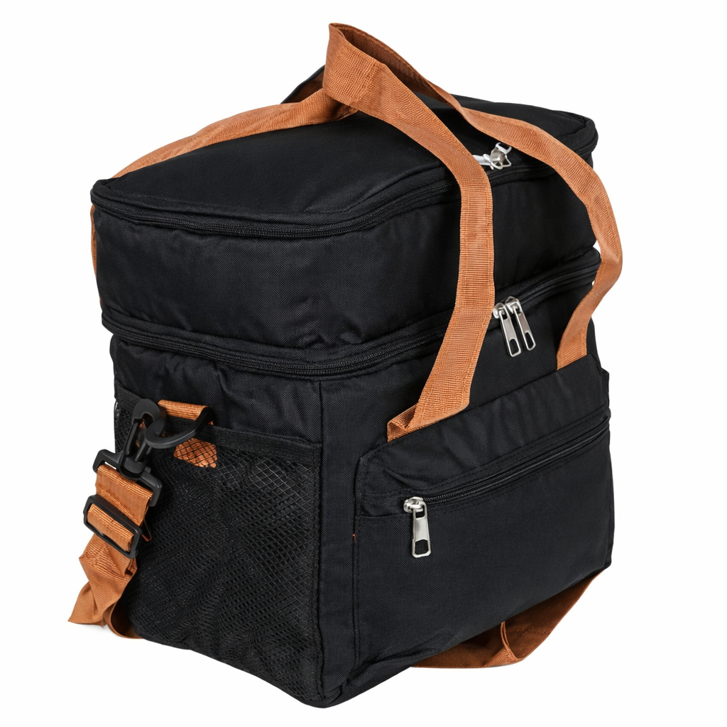 Термосумка с карманами R40957 25х18х27 см Черный (33088059)