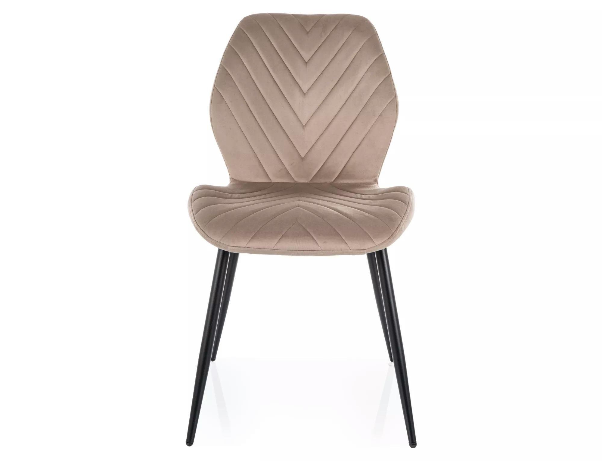 Стул кухонный Signal MIKE VELVET Черный/Темный-бежевый (BL.40MIKEVCCB) - фото 4 Стул кухонный Signal MIKE VELVET Черный/Темный-бежевый (BL.40MIKEVCCB) - фото 4