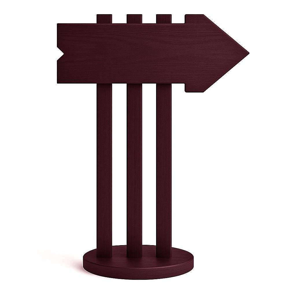 Напольная стрелка-указатель из дерева Маркал Конфи (РСН-006813) - фото 1 Напольная стрелка-указатель из дерева Маркал Конфи (РСН-006813) - фото 1