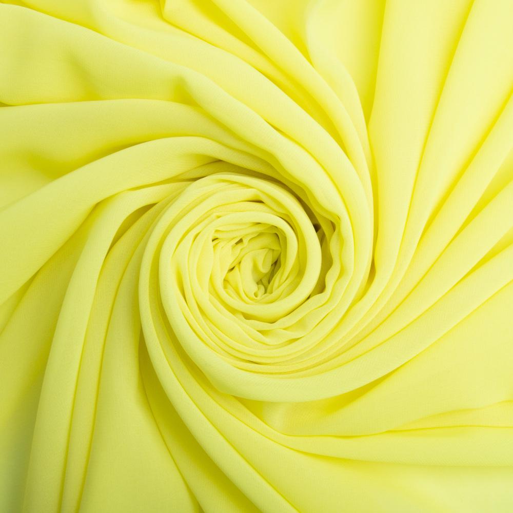 Шифон плательный Sheila Лаймовый (24627)