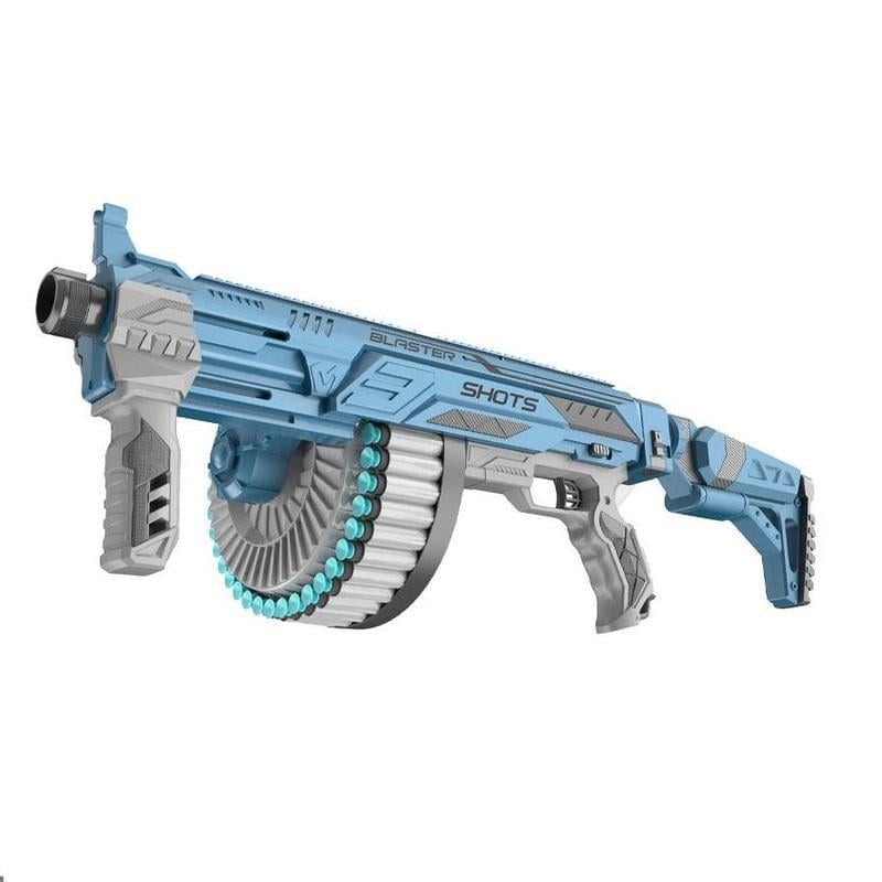 Автомат іграшковий Storm на батарейках 40 м'яких набоїв на присосці Blue (139871)