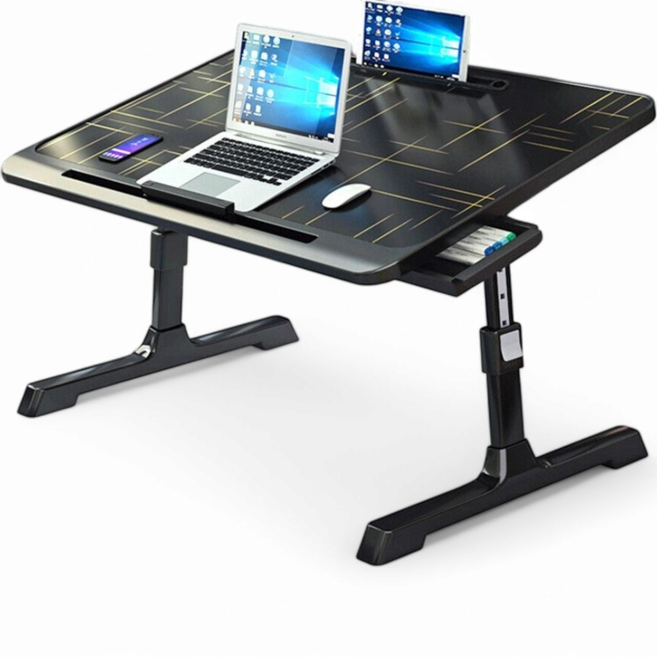 Столик для ноутбука Laptop Table 600x400 мм Black (2536579510)
