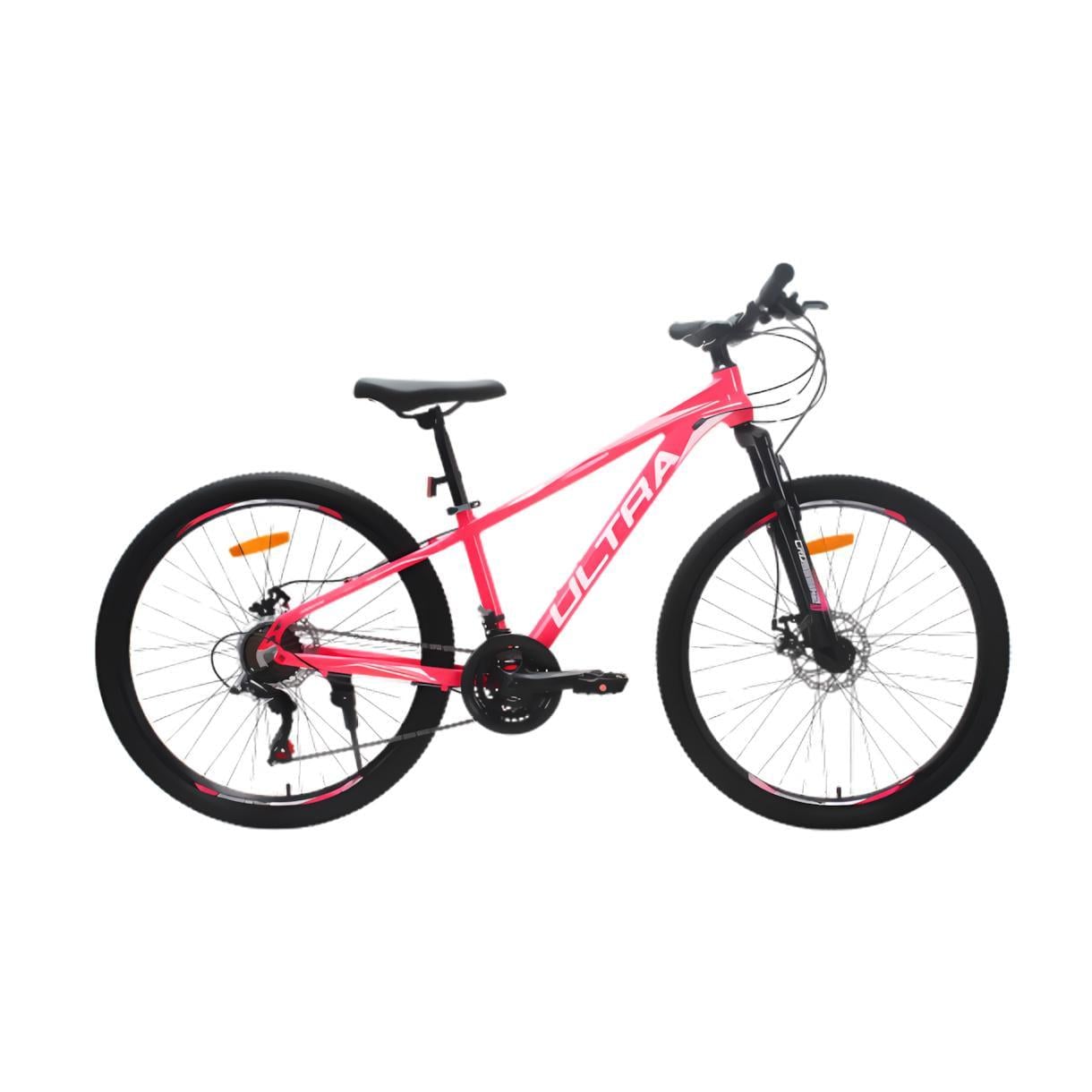 Велосипед CrossBike ULTRA 26" 13" Рожевий/Білий (358) Велосипед CrossBike ULTRA 26" 13" Рожевий/Білий (358)