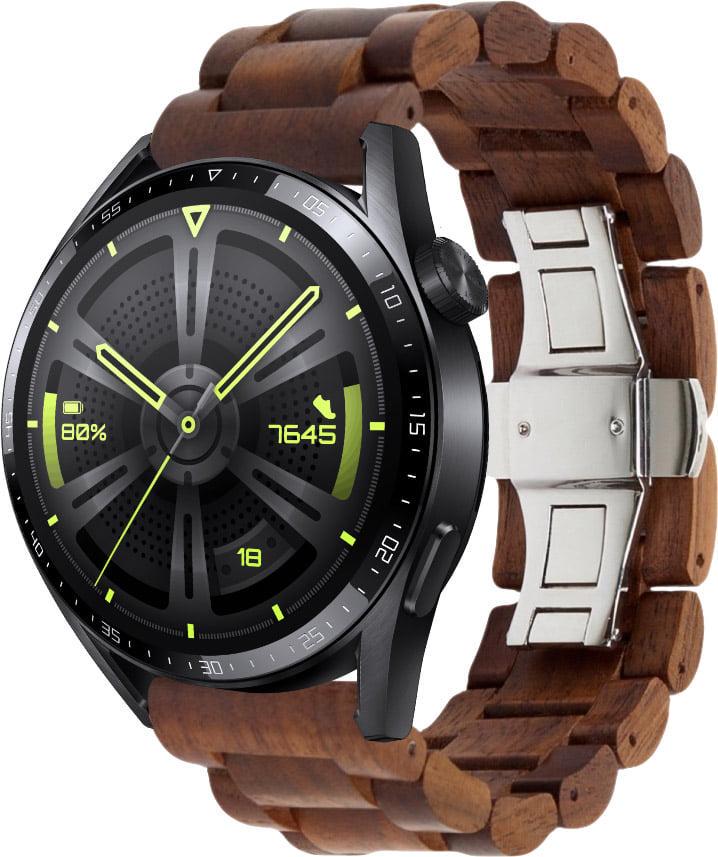 Ремешок деревянный WoodLock для Huawei Watch GT 4 46 мм Brown (38550-30)