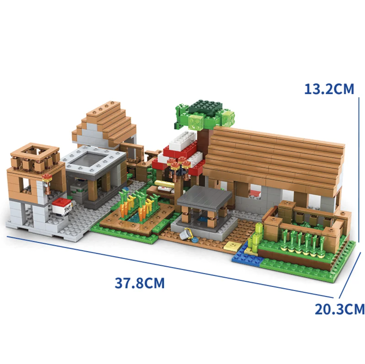 Конструктор My World Заворушка в селищі 938 деталей (AA8002) - фото 3 Конструктор My World Заворушка в селищі 938 деталей (AA8002) - фото 3
